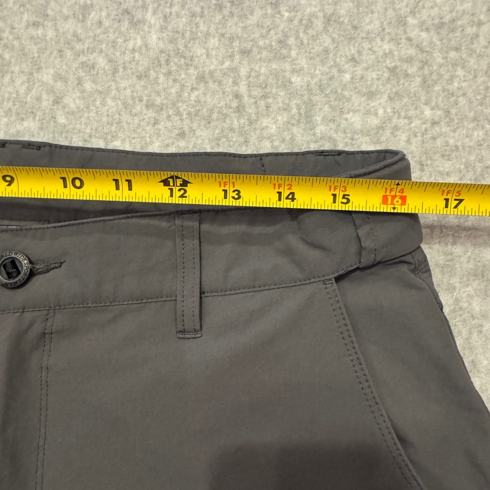 World Wide Sportsman Mens 36x32 Convertible Cargo Hiking Pants Grey Zip Off - Picture 2 of 11